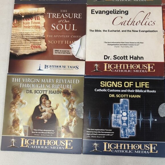 Dr. Scott Hahn Lighthouse Catholic Media CD 9 Lot Advent Jesus Mary Hell ABBA - Picture 2 of 13